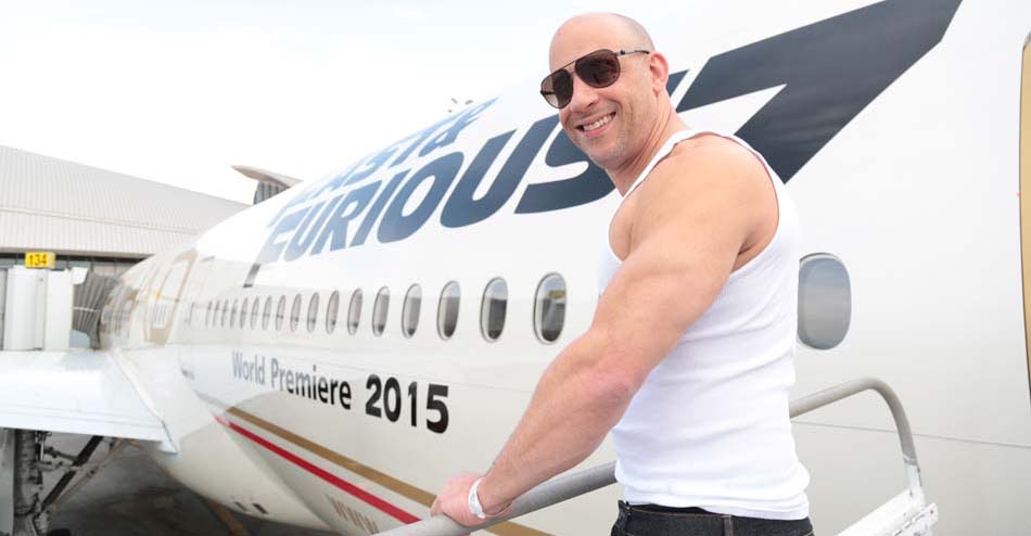 Boeing 777 d'Etihad Airways - FAST & FURIOUS 7