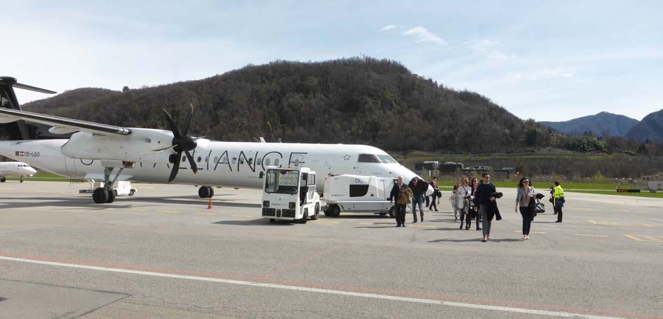 Arrivée à Lugano