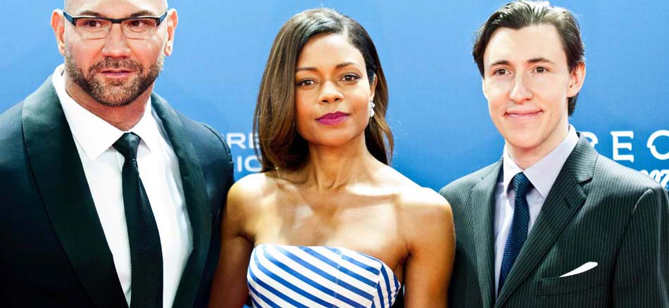 Première de «Spectre» à Zurich: Bautista Dave, Naomie Harris et Wilson Gregg