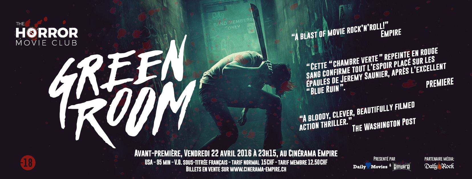 The Horror Movie Club - Green Room - Avant-Première