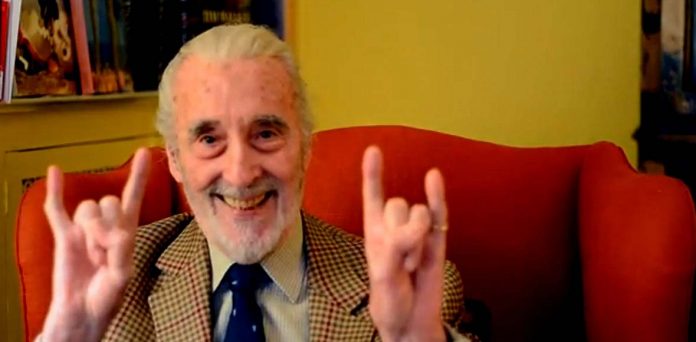 Christopher Lee (92 ans) sort un nouvel album de metal !