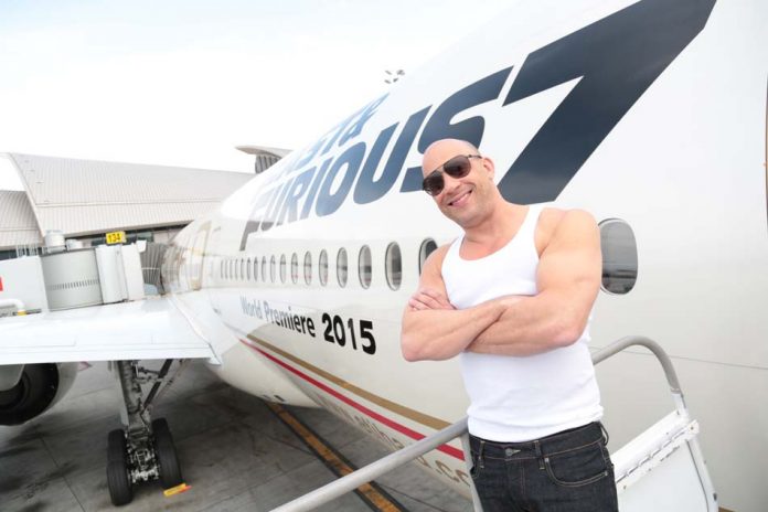 Boeing 777 d'Etihad Airways - FAST & FURIOUS 7