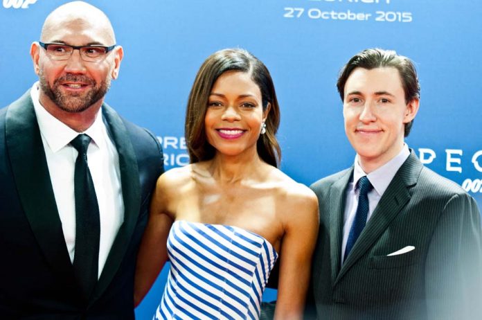 Première de «Spectre» à Zurich: Dave Bautista , Naomie Harris et Gregg Wilson