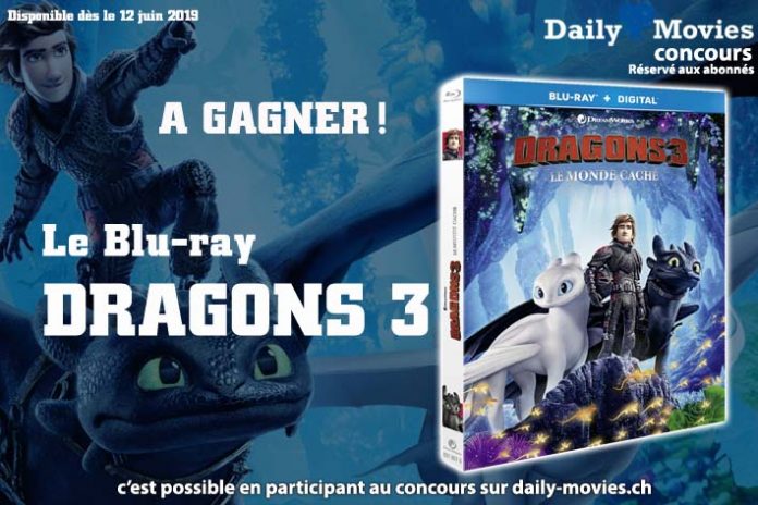 Concours : Dragons 3 en Blu-ray