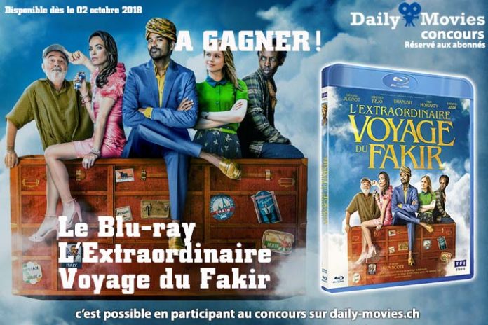 Concours : L'Extraordinaire voyage du Fakir en Bluray
