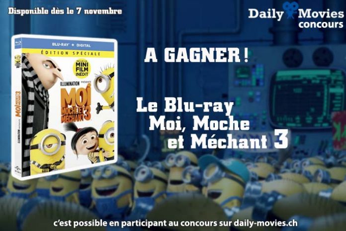 Concours : Le Blu-ray Moi, Moche et Méchant 3