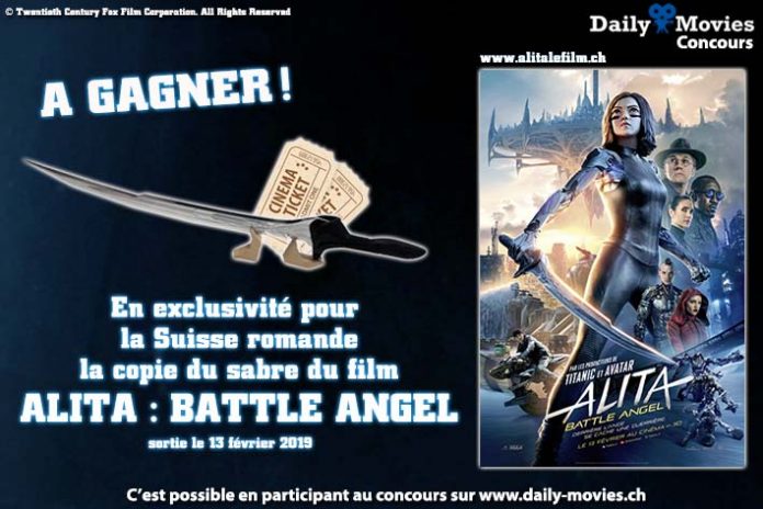 Concours : Exclusivité Suisse romande, le sabre Alita à gagner