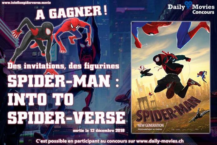 Concours : Des invitations et de figurines "Spider-Man : Into to Spider-Verse