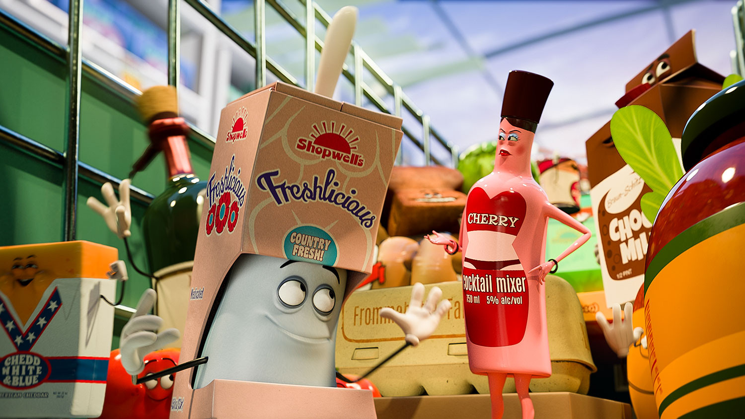 « Sausage Party la vie privée des aliments » une petite saucisse