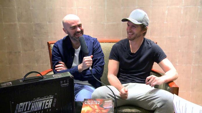 Philippe Lacheau et Julien Arruti en interview pour la sortie de Nicky Larson et le parfum de Cupidon