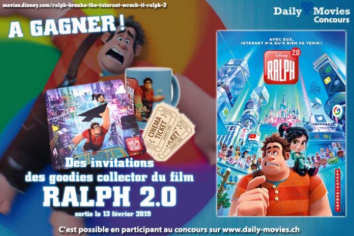 Concour : Des invitations et des Goodies pour le film Ralph 2.0