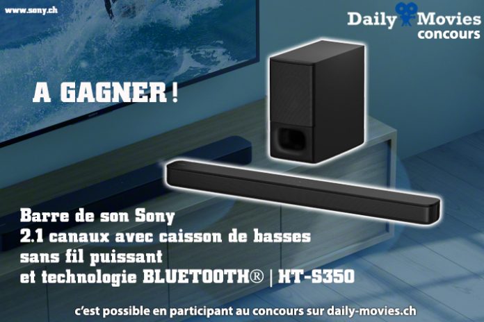 Barre de son 2.1 canaux avec caisson de basses sans fil puissant et technologie BLUETOOTH® | HT-S350